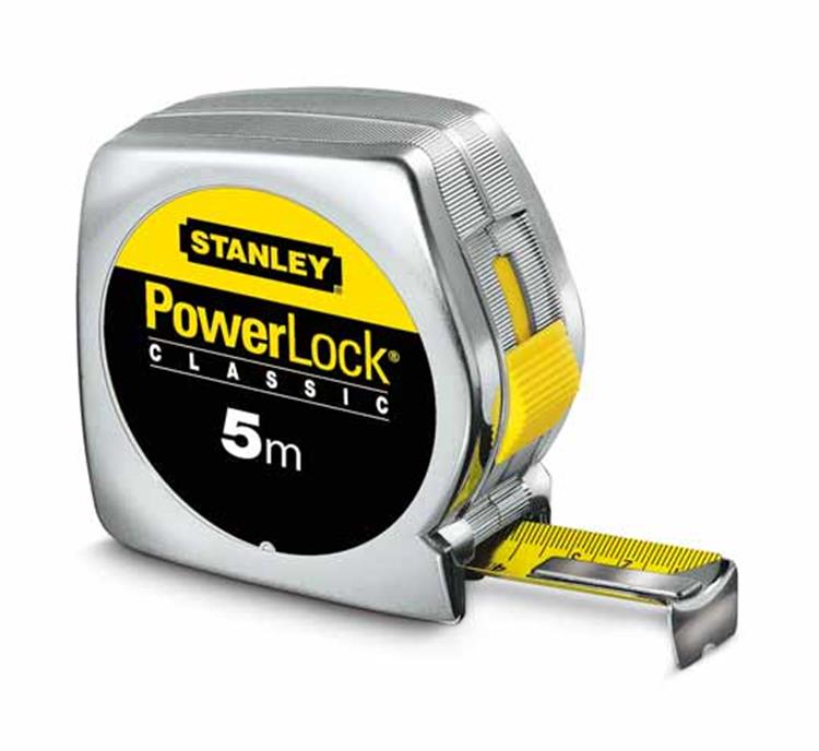 Stanley - Powerlock ABS - Rolbandmaat - 5m Stanley - Powerlock ABS - Rolbandmaat - 5m