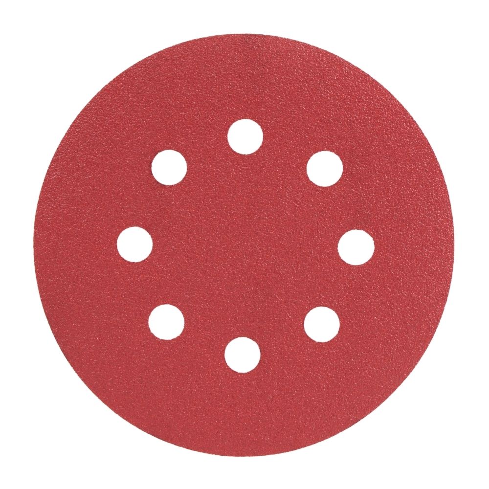 Radix - Schuurschijf - Pro - Klittenband 125 mm - P100 – 8 stofgaten (10 stuks)