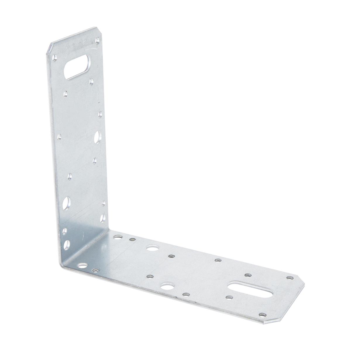 Hoekanker Vlak - 150 x 150 x 60 x 2.5 mm - Verzinkt Hoekanker Vlak - 150 x 150 x 60 x 2.5 mm - Verzinkt