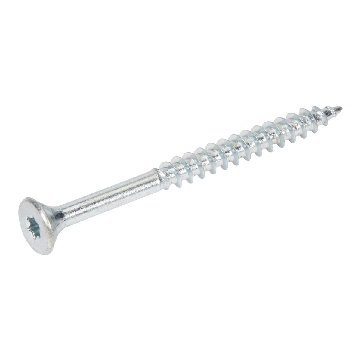 Stark - Torx 20 Spaanplaatschroeven + snijpunt - 5x50mm - Verzinkt - Deeldraad (200 stuks)