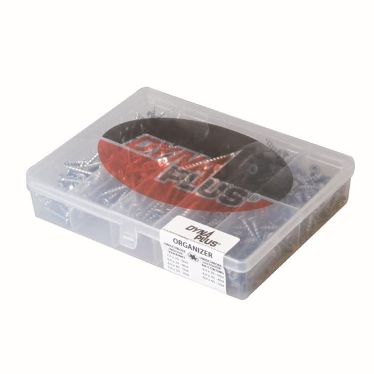 Dynaplus - Organizer - Verzinkt schroeven en AR-Coating schroeven - Torx Dynaplus - Organizer - Verzinkt schroeven en AR-Coating schroeven - Torx