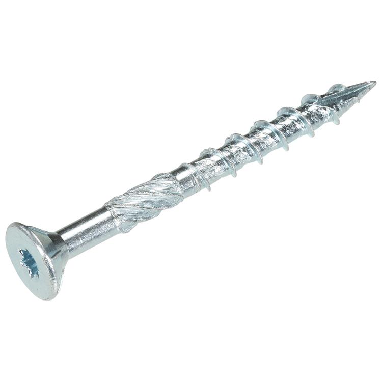 Woodies - schroeven Ultimate - Torx 30 Platkop - 6 x 60mm - Deeldraad - Verzinkt (200 stuks)