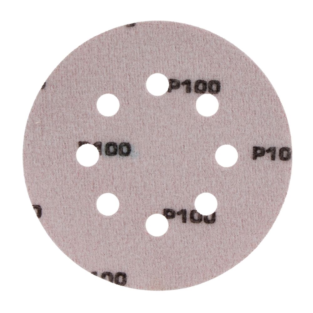 Radix - Schuurschijf - Pro - Klittenband 125 mm - P100 – 8 stofgaten (10 stuks) Radix - Schuurschijf - Pro - Klittenband 125 mm - P100 – 8 stofgaten (10 stuks)