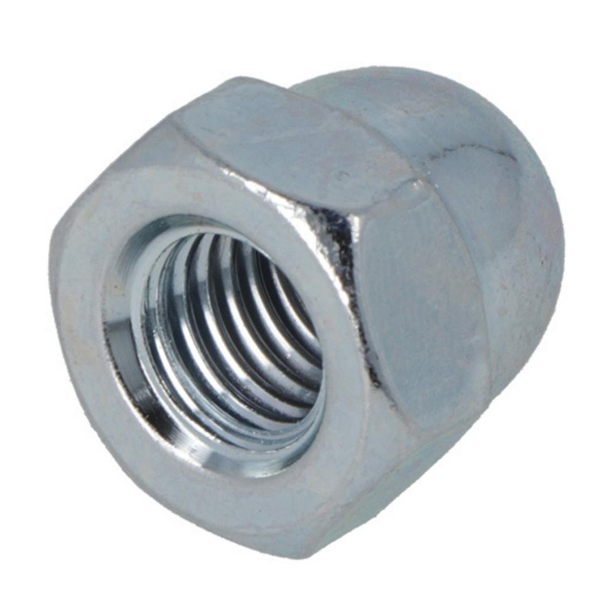 Hoenderdaal Fasteners - Dopmoer - M5 - DIN1587 - Verzinkt (200 stuks) Hoenderdaal Fasteners - Dopmoer - M5 - DIN1587 - Verzinkt (200 stuks)