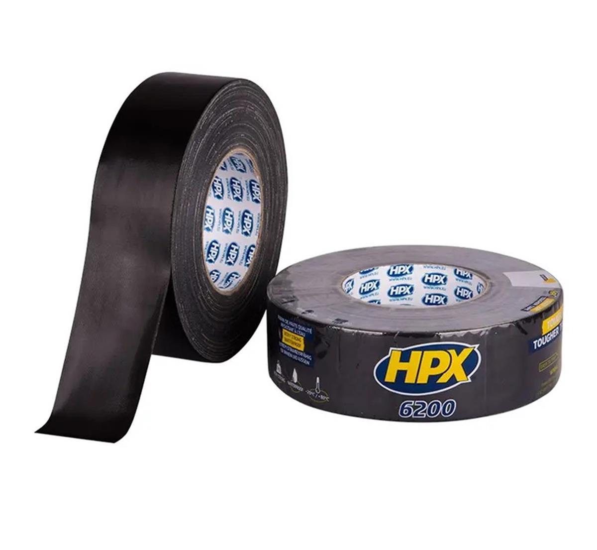 HPX - Pantsertape - Zwart - 48mm x 50m