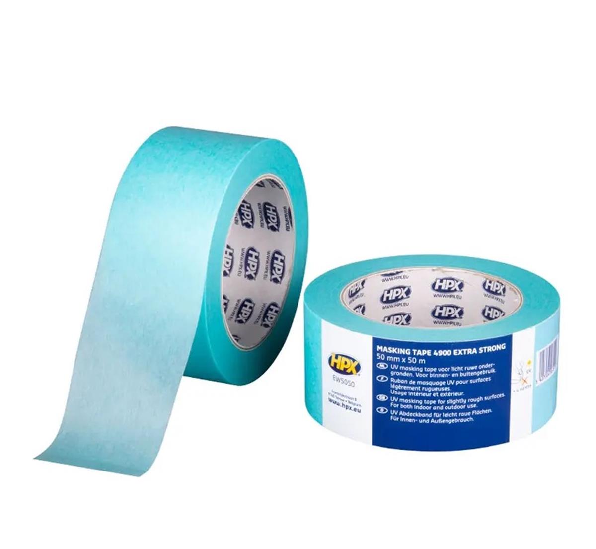HPX - Masking 4900 Extra strong - Lichtblauw - 48mm x 50m HPX - Masking 4900 Extra strong - Lichtblauw - 48mm x 50m