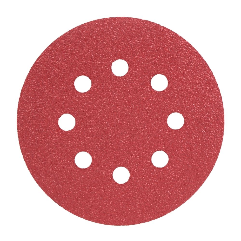 Radix - Schuurschijf - Pro - Klittenband 125 mm - P60 – 8 stofgaten (10 stuks)