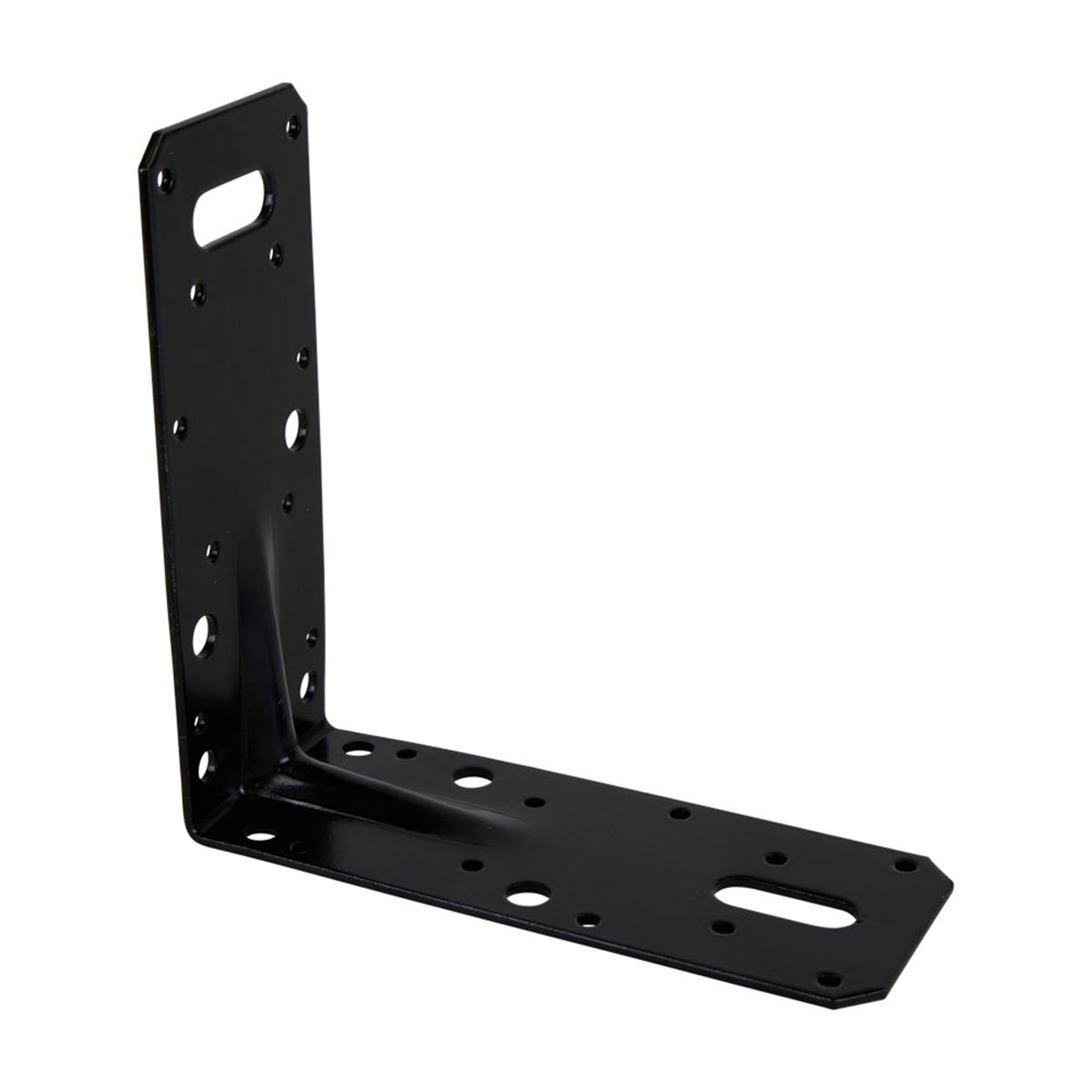 Hoekanker Ril - 150 x 150 x 60 x 2.5 mm - Zwart Hoekanker Ril - 150 x 150 x 60 x 2.5 mm - Zwart