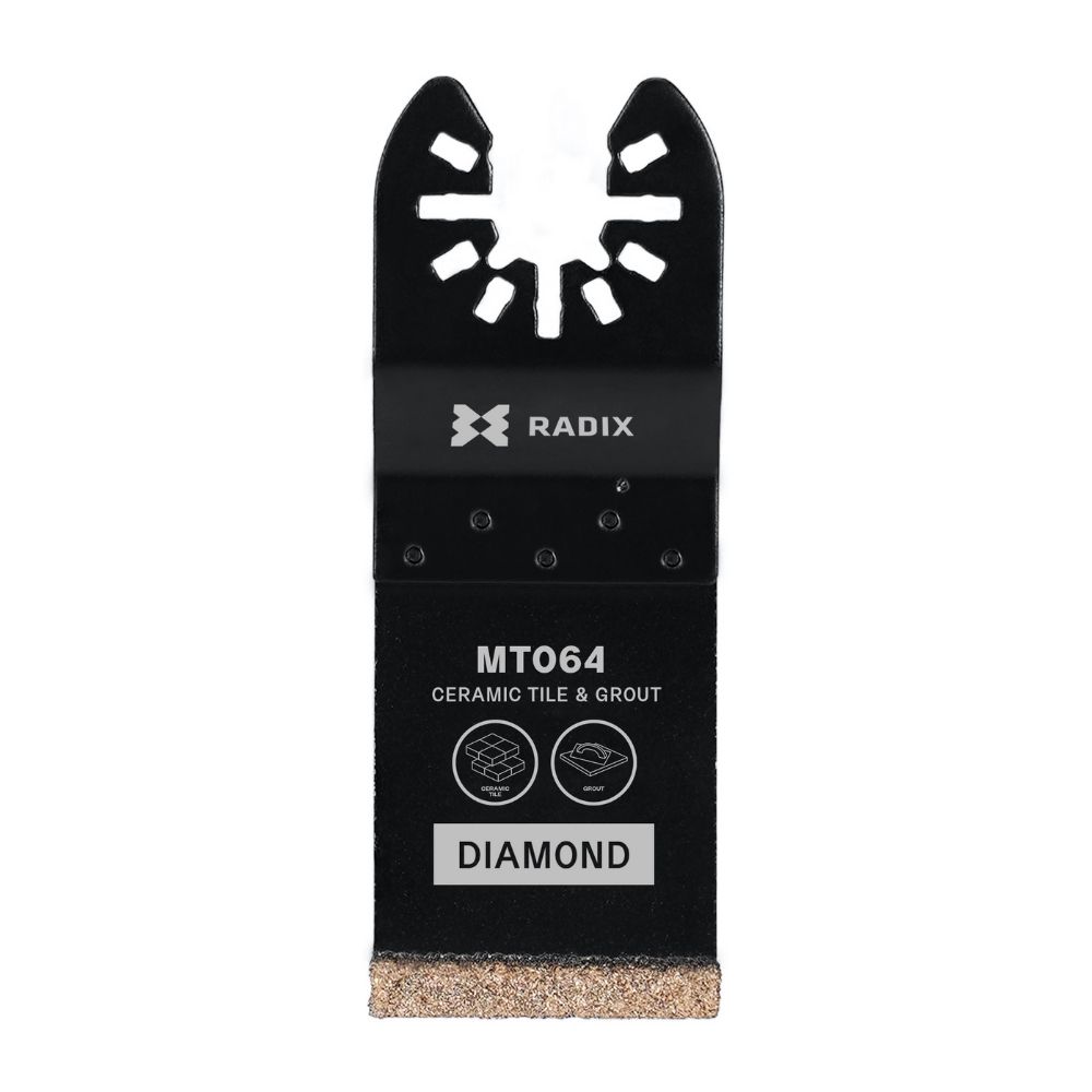 Radix - Multitool zaagblad - Diamant - 34x42mm - 40-50 grit Radix - Multitool zaagblad - Diamant - 34x42mm - 40-50 grit