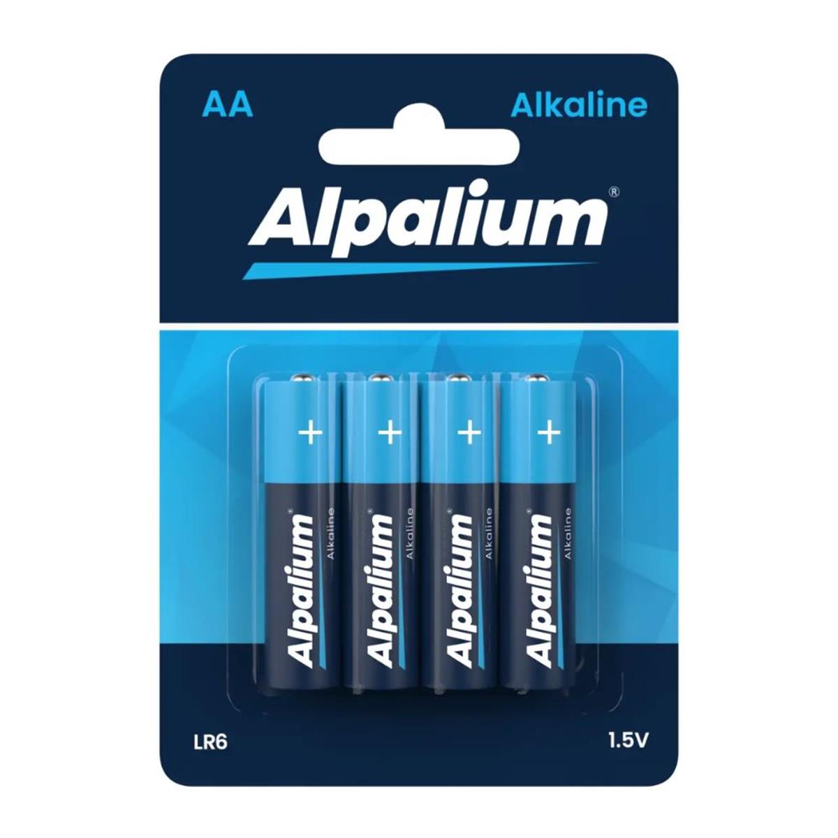 Alkaline batterij AA - LR6  - 1,5V (4 stuks)