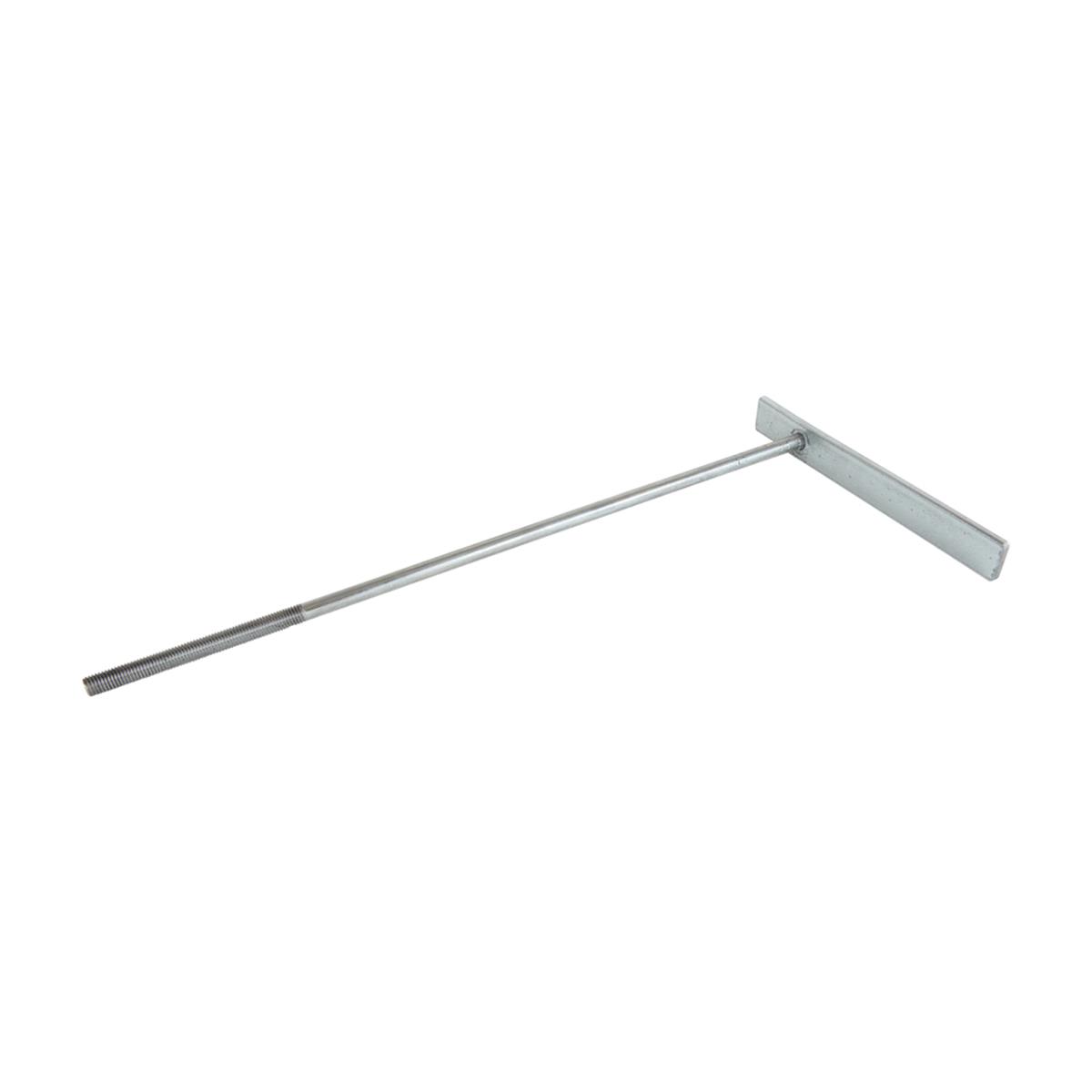 Muurplaatanker - M12 x 500 mm - met Plaat 230 mm 