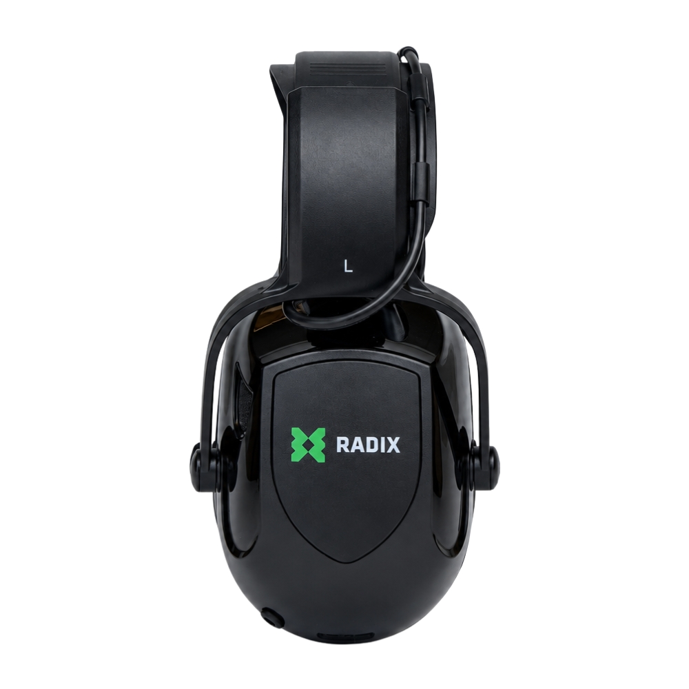 Radix Gehoorbeschermer met Bluetooth - Zwart Radix Gehoorbeschermer met Bluetooth - Zwart