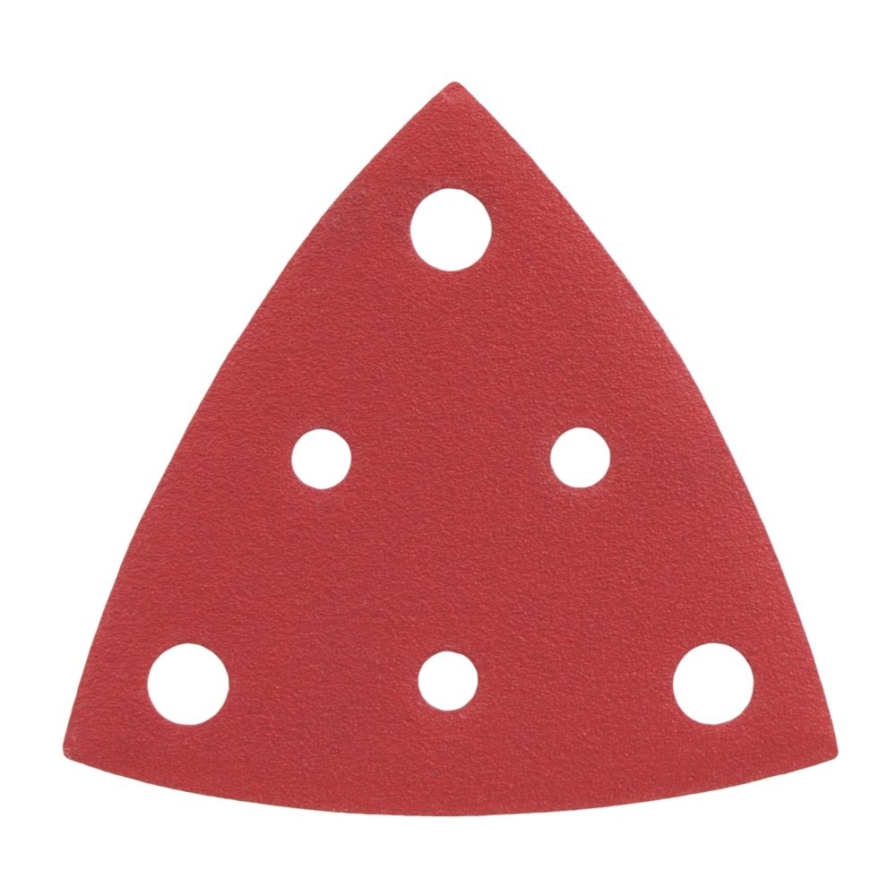 Radix - Driehoek Schuurvel - Pro - 82 x 82 x 82 mm - P180 – 6 stofgaten (50 stuks)