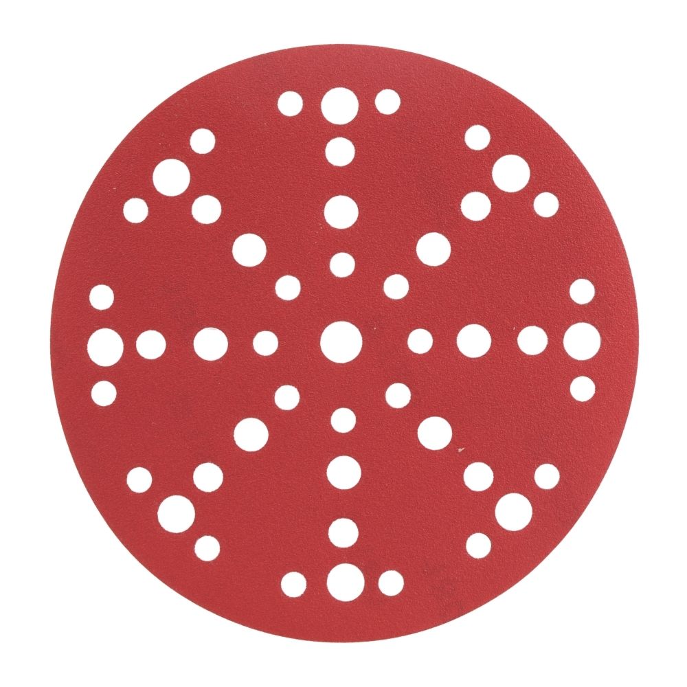Radix - Schuurschijf - Pro - Klittenband 150 mm - P180 – 49 stofgaten (10 stuks) Radix - Schuurschijf - Pro - Klittenband 150 mm - P180 – 49 stofgaten (10 stuks)