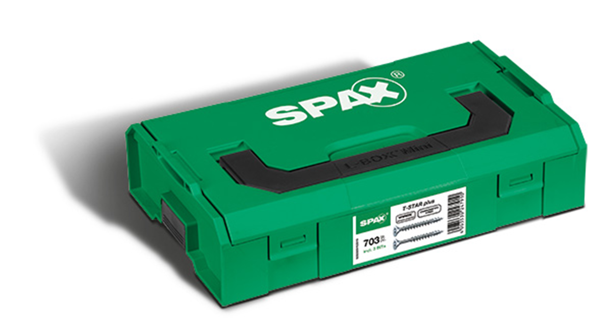 Spax - Schroeven - Torx - L-BOXX - WIROX - mini Assortimentskoffer (700 delig) Spax - Schroeven - Torx - L-BOXX - WIROX - mini Assortimentskoffer (700 delig)