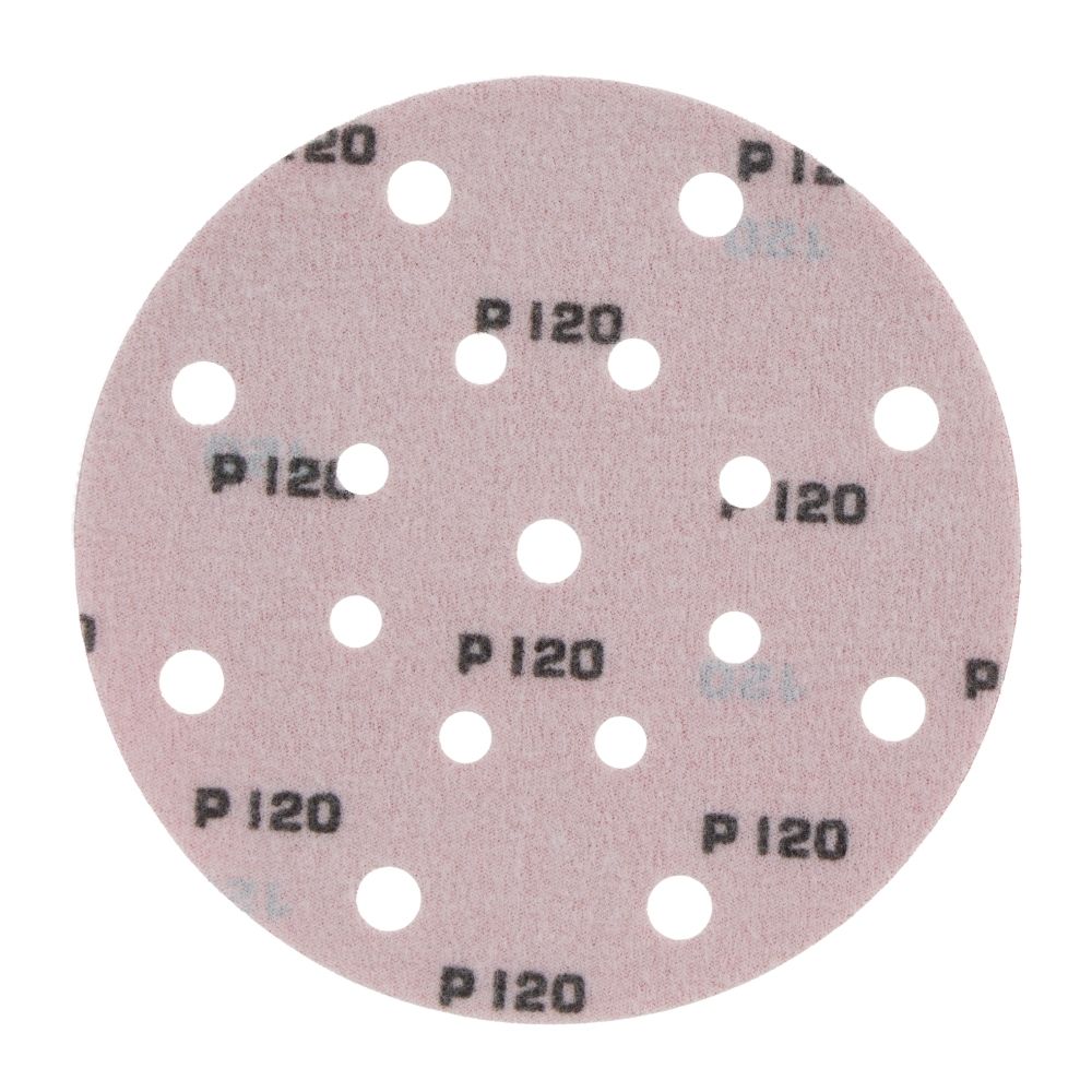 Radix - Schuurschijf - Pro - Klittenband 150 mm - P120 – 17 stofgaten (50 stuks) Radix - Schuurschijf - Pro - Klittenband 150 mm - P120 – 17 stofgaten (50 stuks)