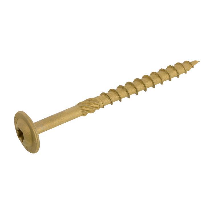 Dynaplus - Torx 30 Tellerkop schroeven - 6 x 120mm - AR-Coating - Deeldraad (50 stuks)