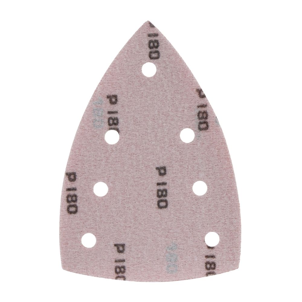 Radix - Schuurpapier - Pro - 100 x 150 mm - P180 – 7 stofgaten (10 stuks)