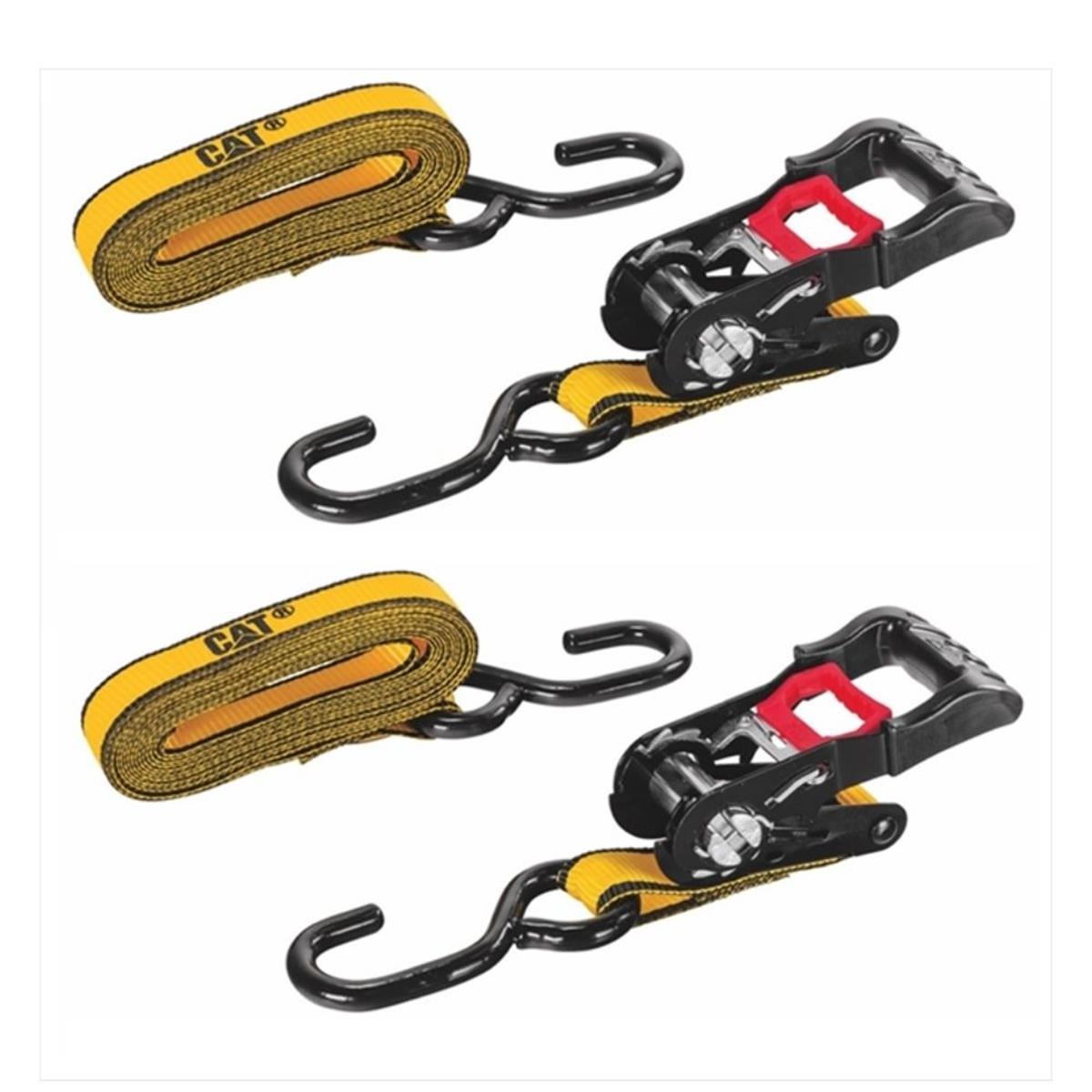 CAT - 2 delige spanbandenset - Inclusief S haak - Max 640 kg CAT - 2 delige spanbandenset - Inclusief S haak - Max 640 kg