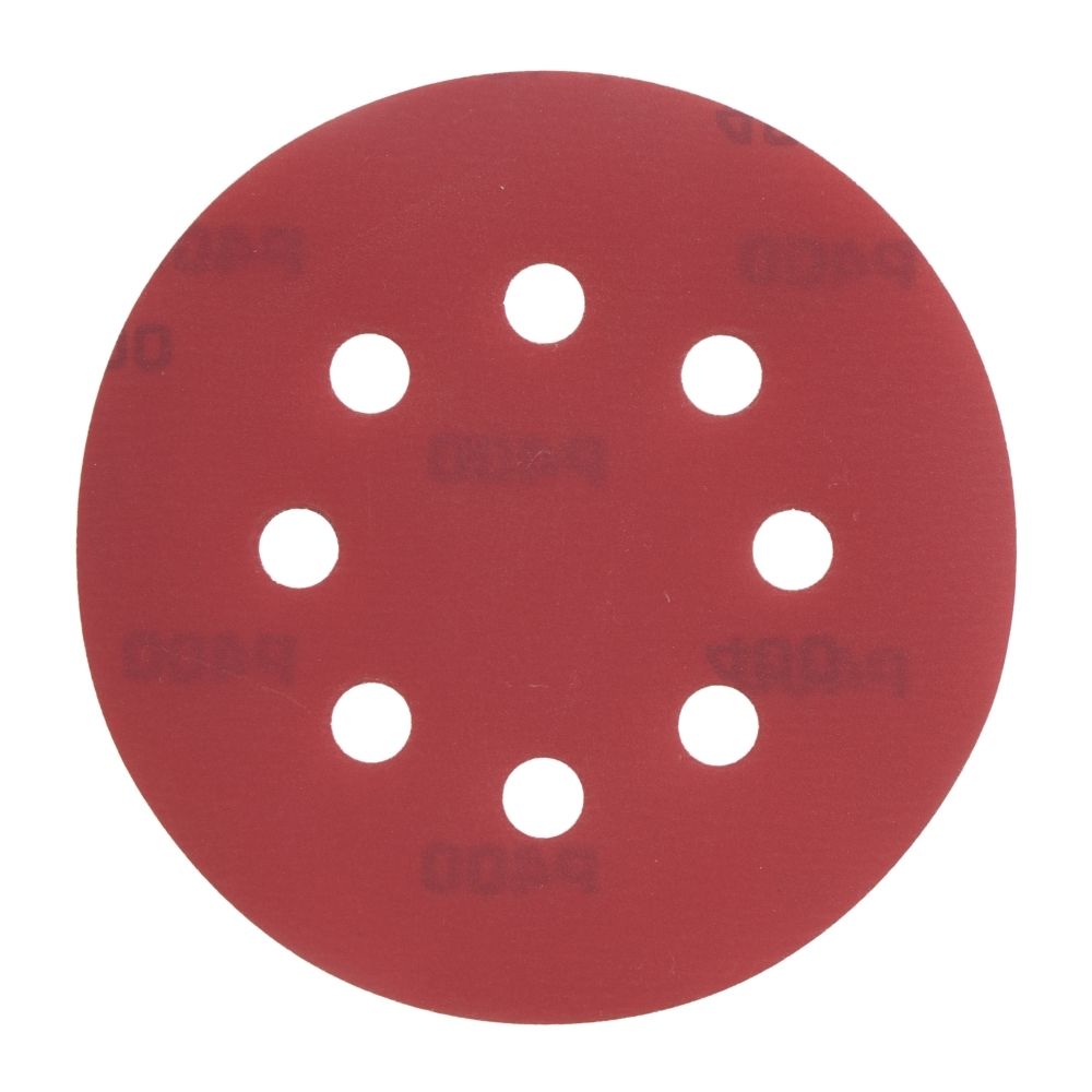 Radix - Schuurschijf - Pro - Klittenband 125 mm - P400 – 8 stofgaten (10 stuks)