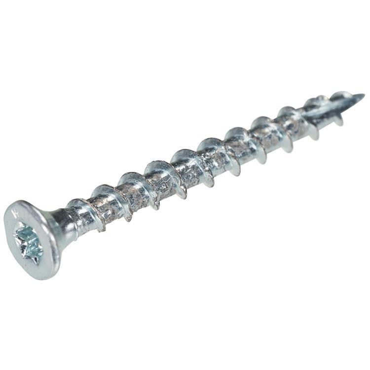 Woodies - schroeven Ultimate - Torx 20 Platkop - 4 x 30mm - Deeldraad - Verzinkt (1000 stuks)
