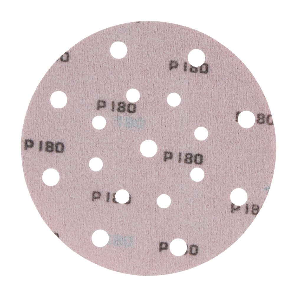 Radix - Schuurschijf - Pro - Klittenband 150 mm - P180 – 17 stofgaten (50 stuks)