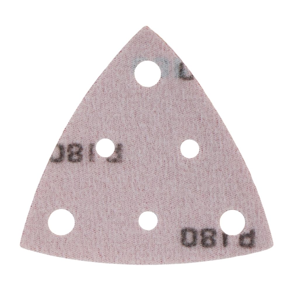 Radix - Driehoek Schuurvel - Pro - 82 x 82 x 82 mm - P180 – 6 stofgaten (50 stuks) Radix - Driehoek Schuurvel - Pro - 82 x 82 x 82 mm - P180 – 6 stofgaten (50 stuks)