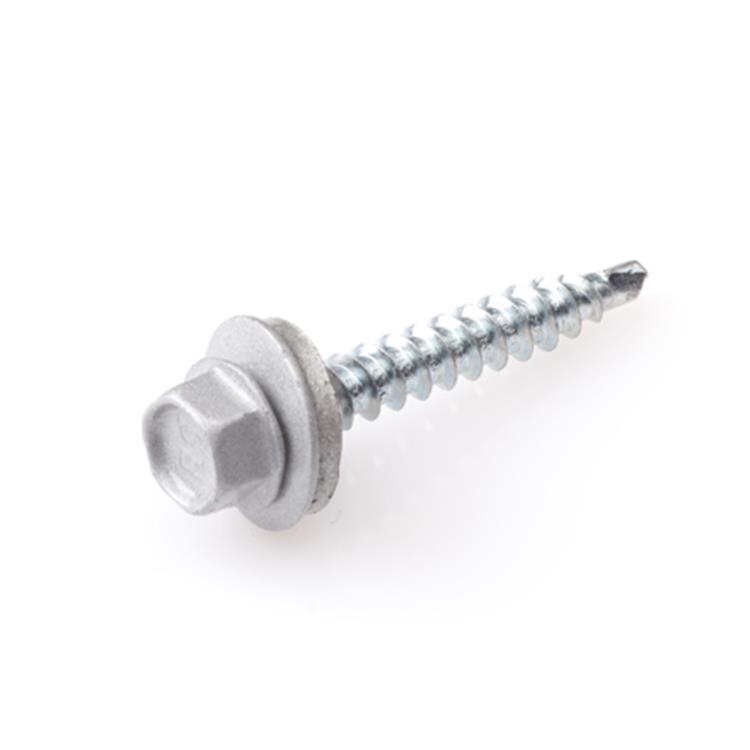 Dak & Gevel - Profielplaatschroef - 4,9 x 35mm - Verzinkt - Voldraad - Alu (50 stuks) Dak & Gevel - Profielplaatschroef - 4,9 x 35mm - Verzinkt - Voldraad - Alu (50 stuks)