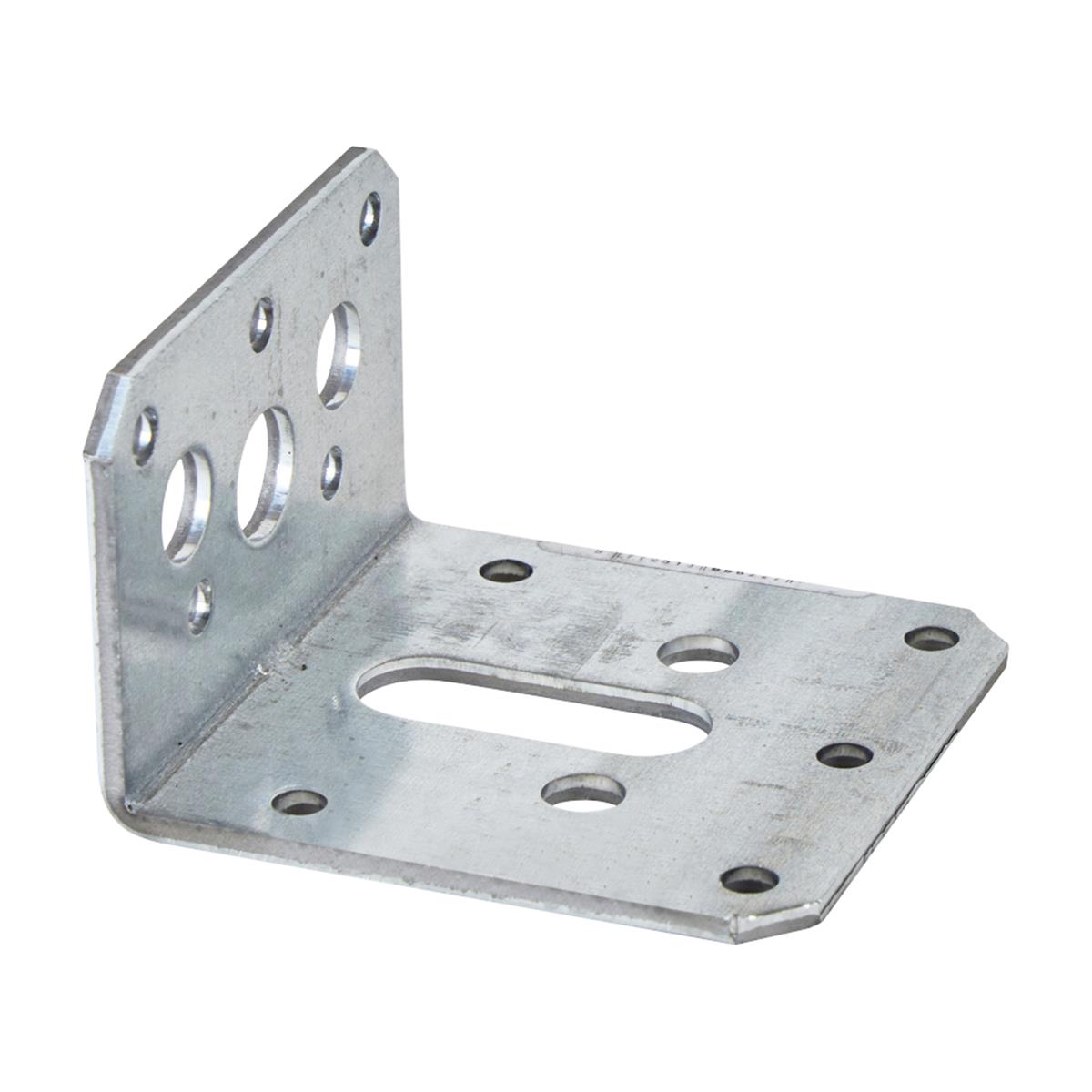 Hoekanker Vlak - 40 x 60 x 60 x 2.5 mm - Verzinkt Hoekanker Vlak - 40 x 60 x 60 x 2.5 mm - Verzinkt