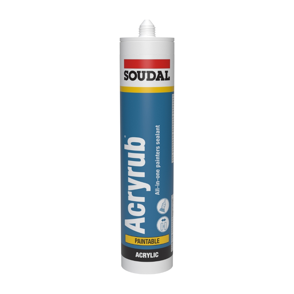Soudal - Acryrub acrylaatkit - Zwart