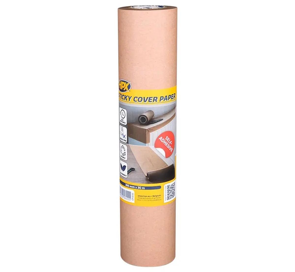 HPX - Zelfklevend afdekpapier - 296mm x 30m
