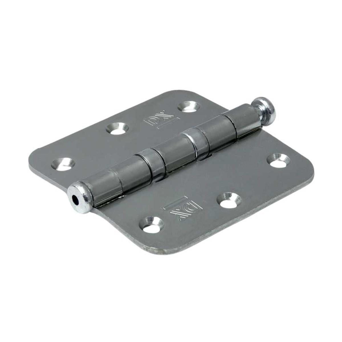 Kogellagerscharnier - Ronde hoeken - 76x76mm - Verzinkte pen - Staal - Verzinkt Kogellagerscharnier - Ronde hoeken - 76x76mm - Verzinkte pen - Staal - Verzinkt