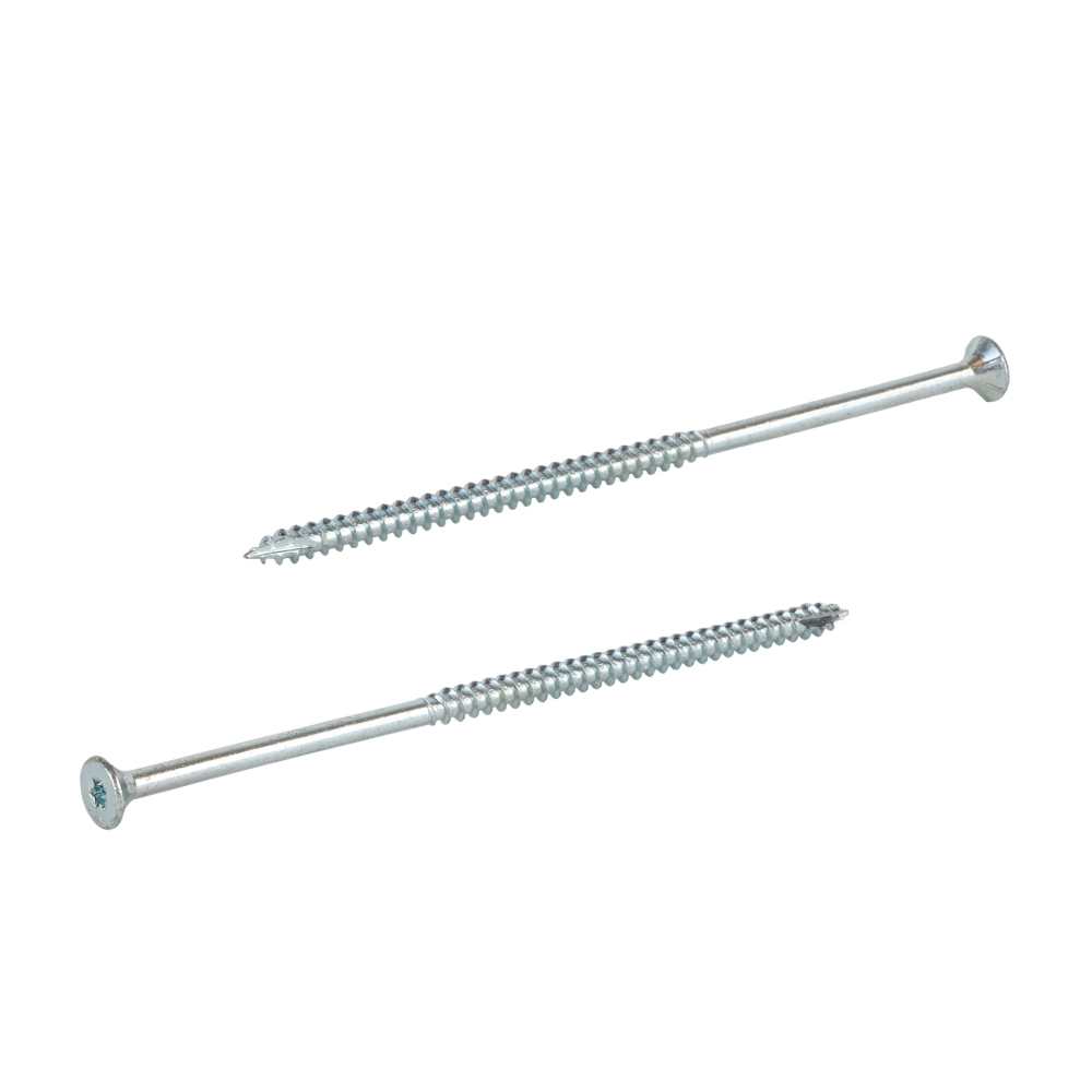 Radix Torx 20 Spaanplaatschroef - Platkop + Snijpunt - 5,0 x 120mm/70 - Verzinkt - Deeldraad (200 stuks)