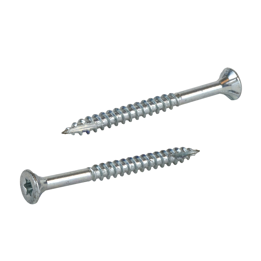 Radix Torx 20 Spaanplaatschroef - Platkop + Snijpunt - 4,0 x 45mm/30 - Verzinkt - Deeldraad (3600 stuks) VOLLE DOOS!