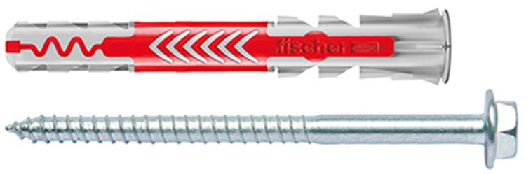 Fischer - DuoPower S - Universele plug - 10 x 80mm - Inclusief schroeven (10 stuks)