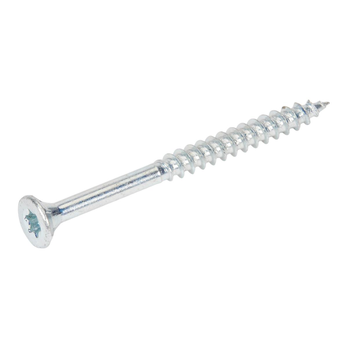 Stark - Torx 20 Spaanplaatschroeven + snijpunt - 4x60mm - Verzinkt - Deeldraad (200 stuks)