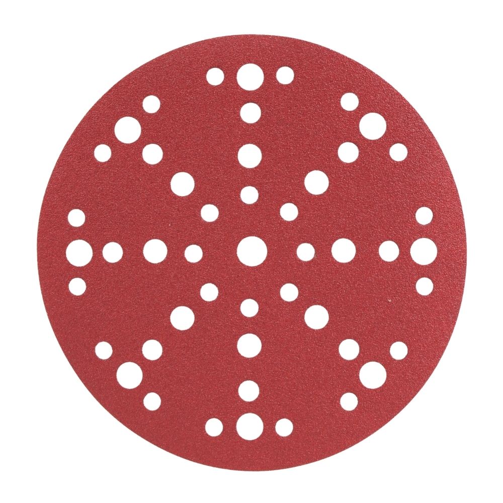 Radix - Schuurschijf - Pro - Klittenband 150 mm - P100 – 49 stofgaten (50 stuks)