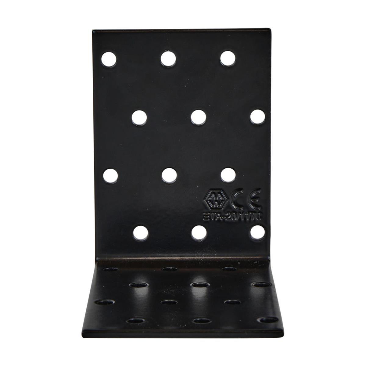 Hoekanker Ril - 60 x 80 x 60 x 2.5 mm - Zwart Hoekanker Ril - 60 x 80 x 60 x 2.5 mm - Zwart