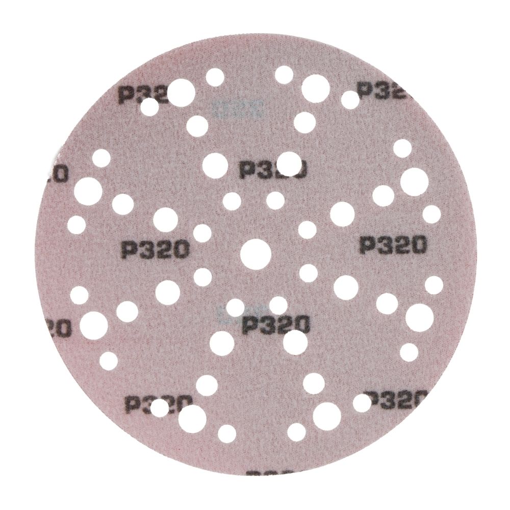 Radix - Schuurschijf - Pro - Klittenband 150 mm - P320 – 49 stofgaten (50 stuks)