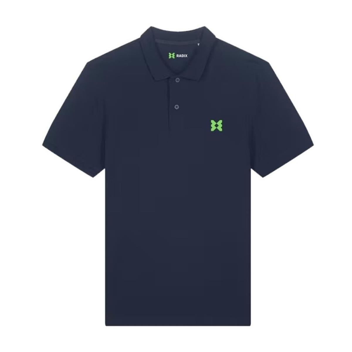 Radix - Polo - Heren - Kleur Navy - Maat S - Met borstlogo Radix - Polo - Heren - Kleur Navy - Maat S - Met borstlogo