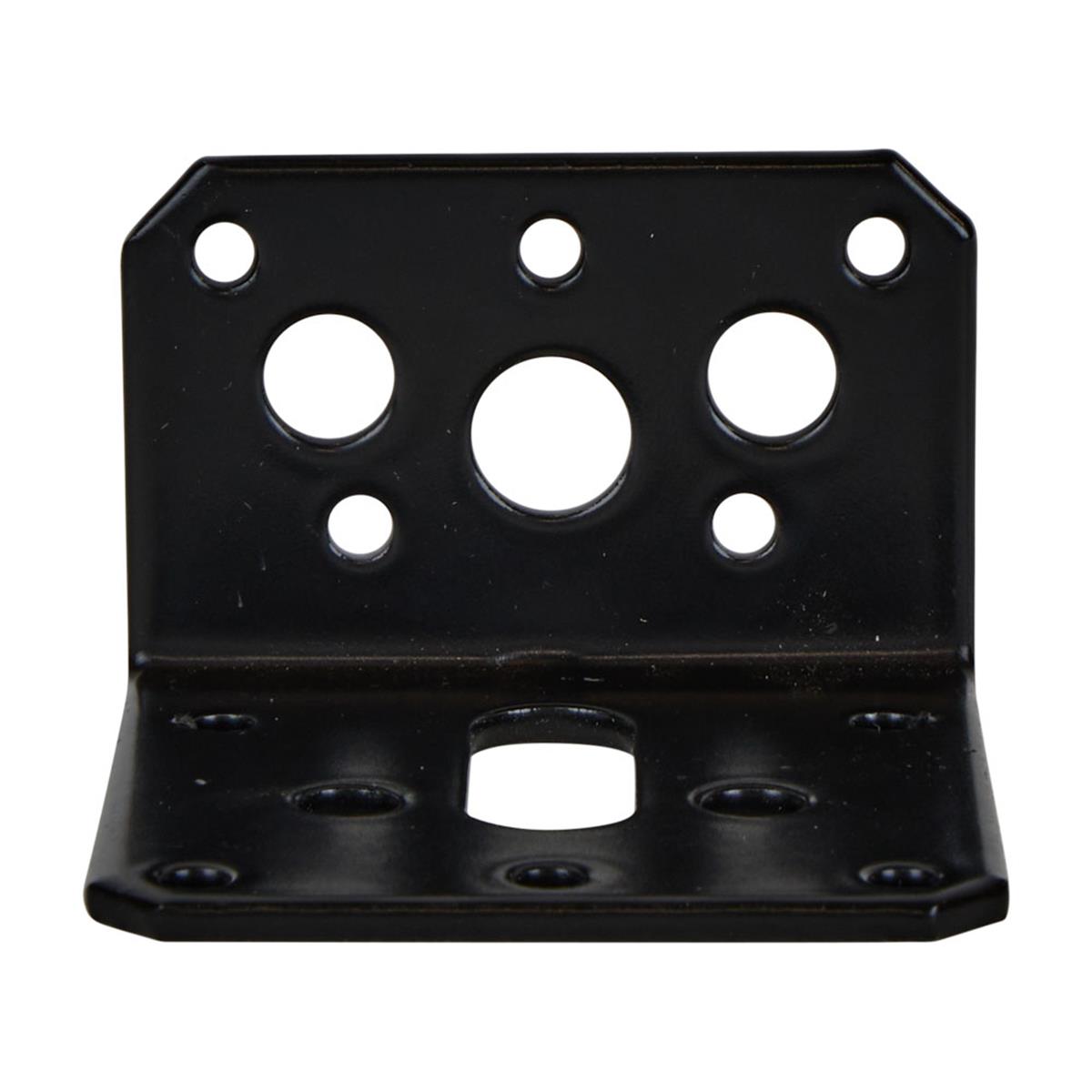 Hoekanker Vlak - 40 x 60 x 60 x 2.5 mm - Zwart Hoekanker Vlak - 40 x 60 x 60 x 2.5 mm - Zwart