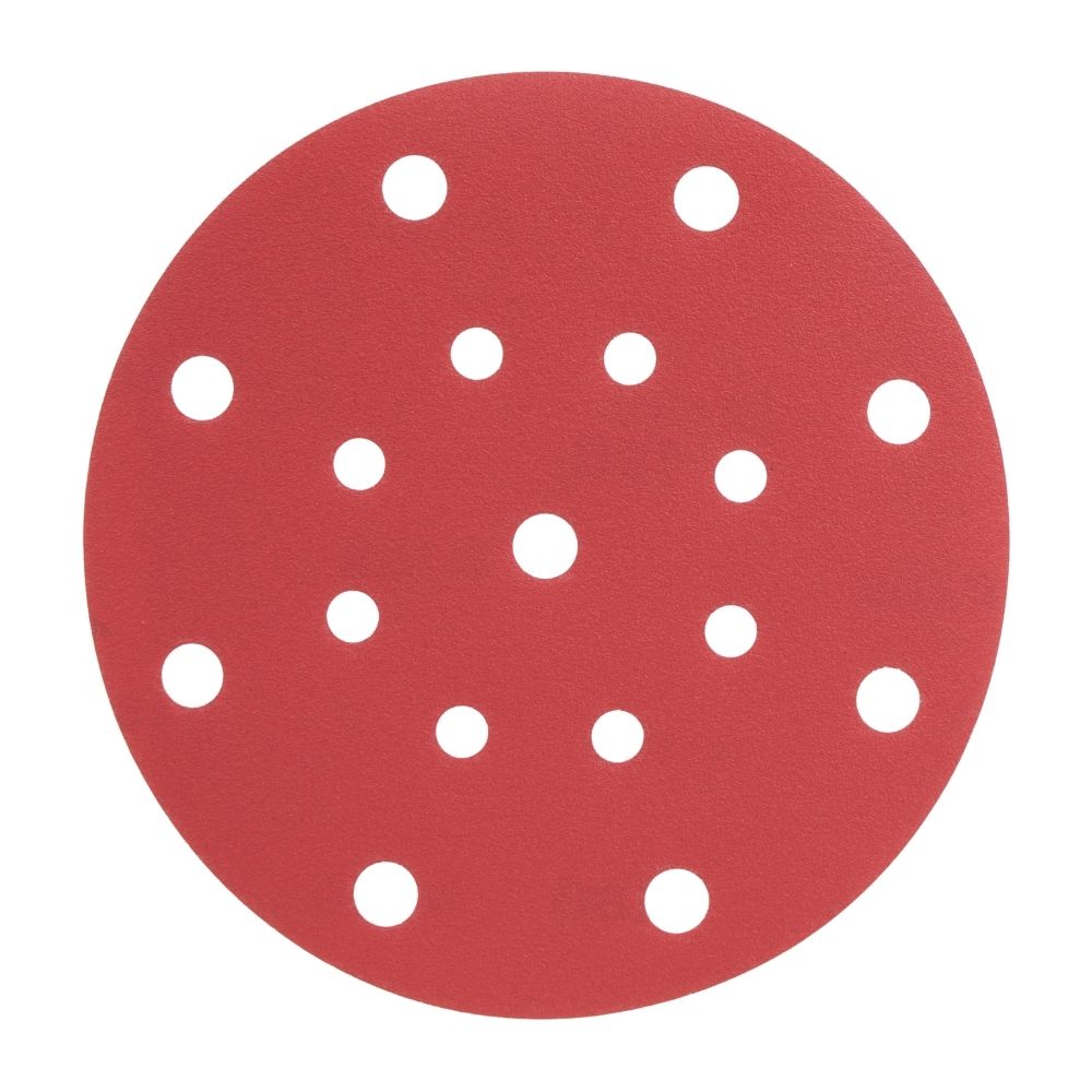 Radix - Schuurschijf - Pro - Klittenband 150 mm - P180 – 17 stofgaten (50 stuks) Radix - Schuurschijf - Pro - Klittenband 150 mm - P180 – 17 stofgaten (50 stuks)