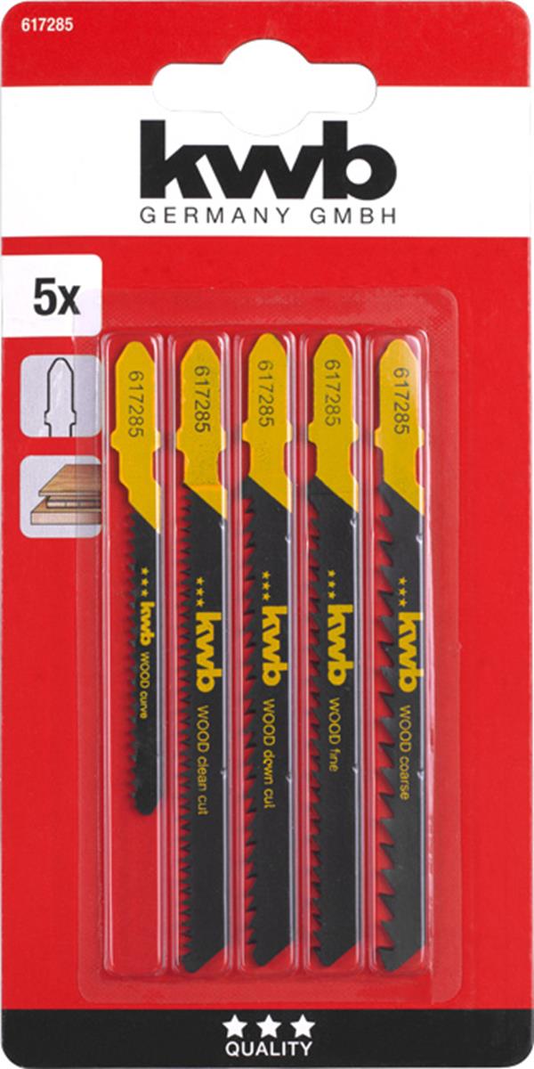 KWB - Decoupeerzaagbladen - Hout (5 stuks)