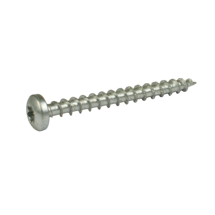 Dynaplus - Unischroef - Torx 10 Cillinderkop - 3x20mm - Verzinkt - Deeldraad ( 200 stuks)