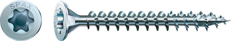 Spax - Spaanplaatschroeven - Torx 20 Platkop - 4 x 50mm - Voldraad - WIROX (200 stuks)
