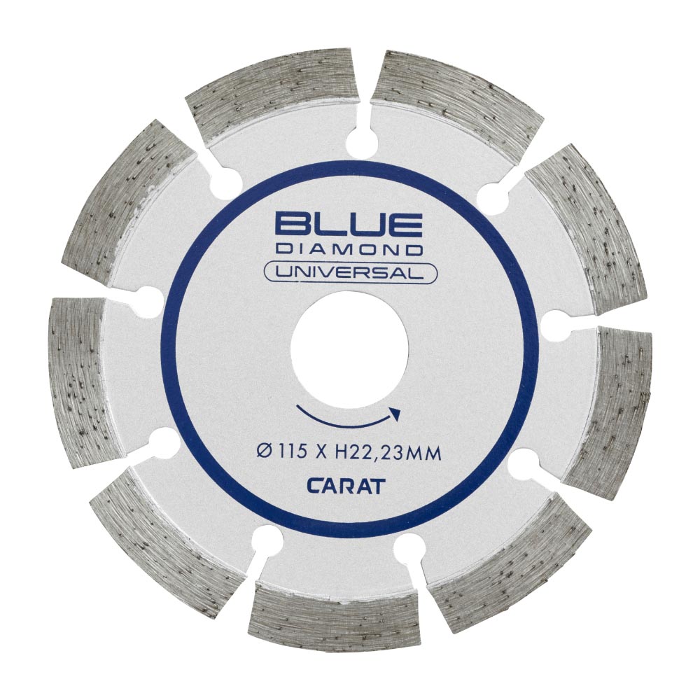 Carat - Blue Diamond diamantzaagblad - Haakse slijper - Ø115 - Asgat 22.23mm