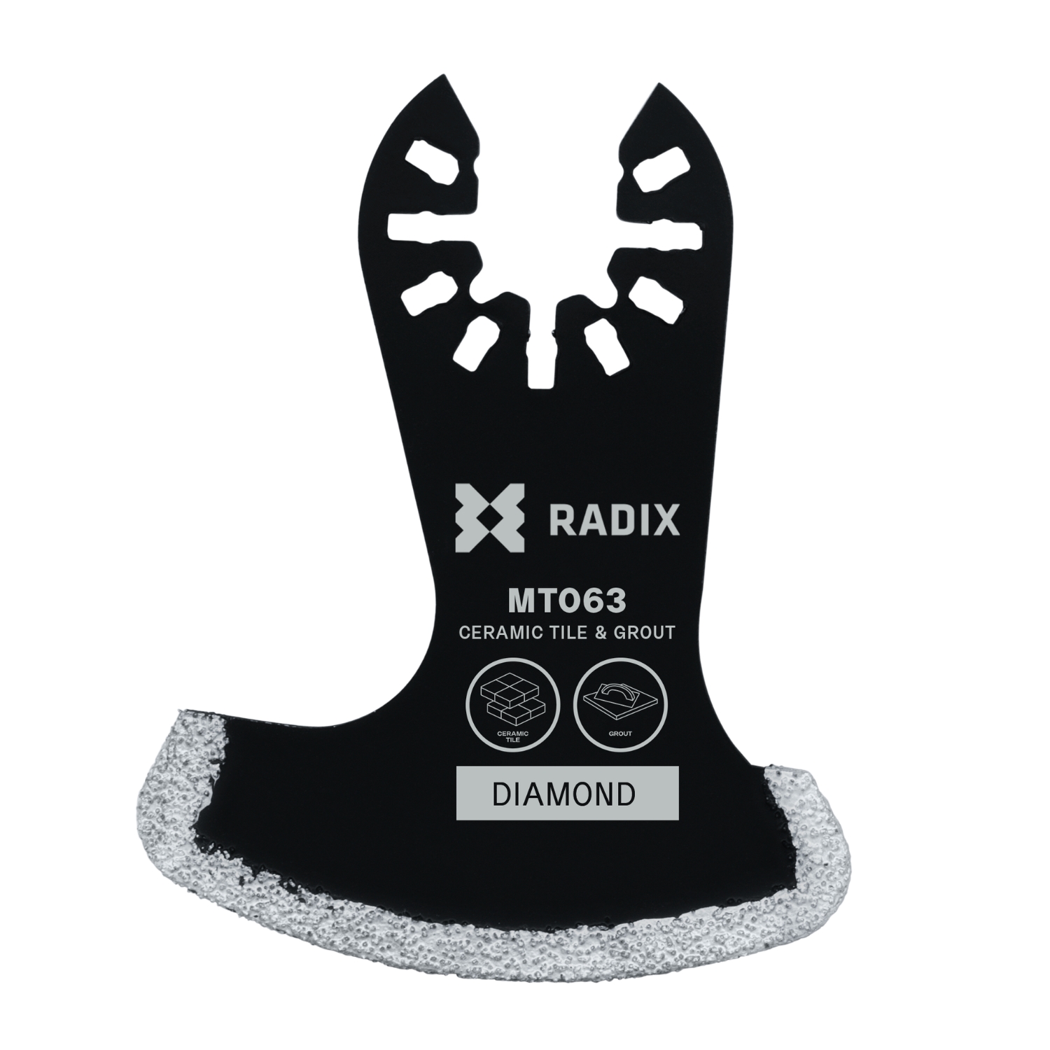 Radix - Multitool zaagblad - Diamant segment - 58.7mm - 30-40 grit
