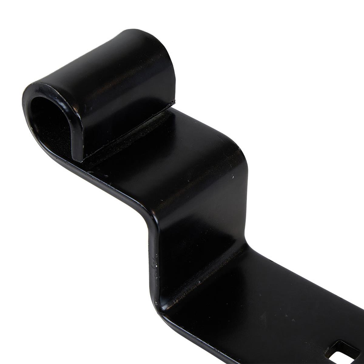 Duimheng - Tbv 16 mm duim - 45 cm - Met bocht - Zwart
