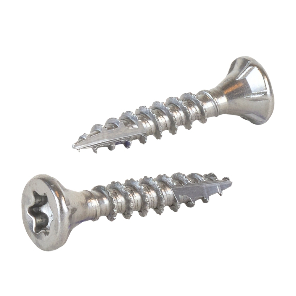 Radix Torx 20 Spaanplaatschroef - Platkop + Snijpunt - 3,5 x 20mm - RVS - Voldraad (200 stuks)