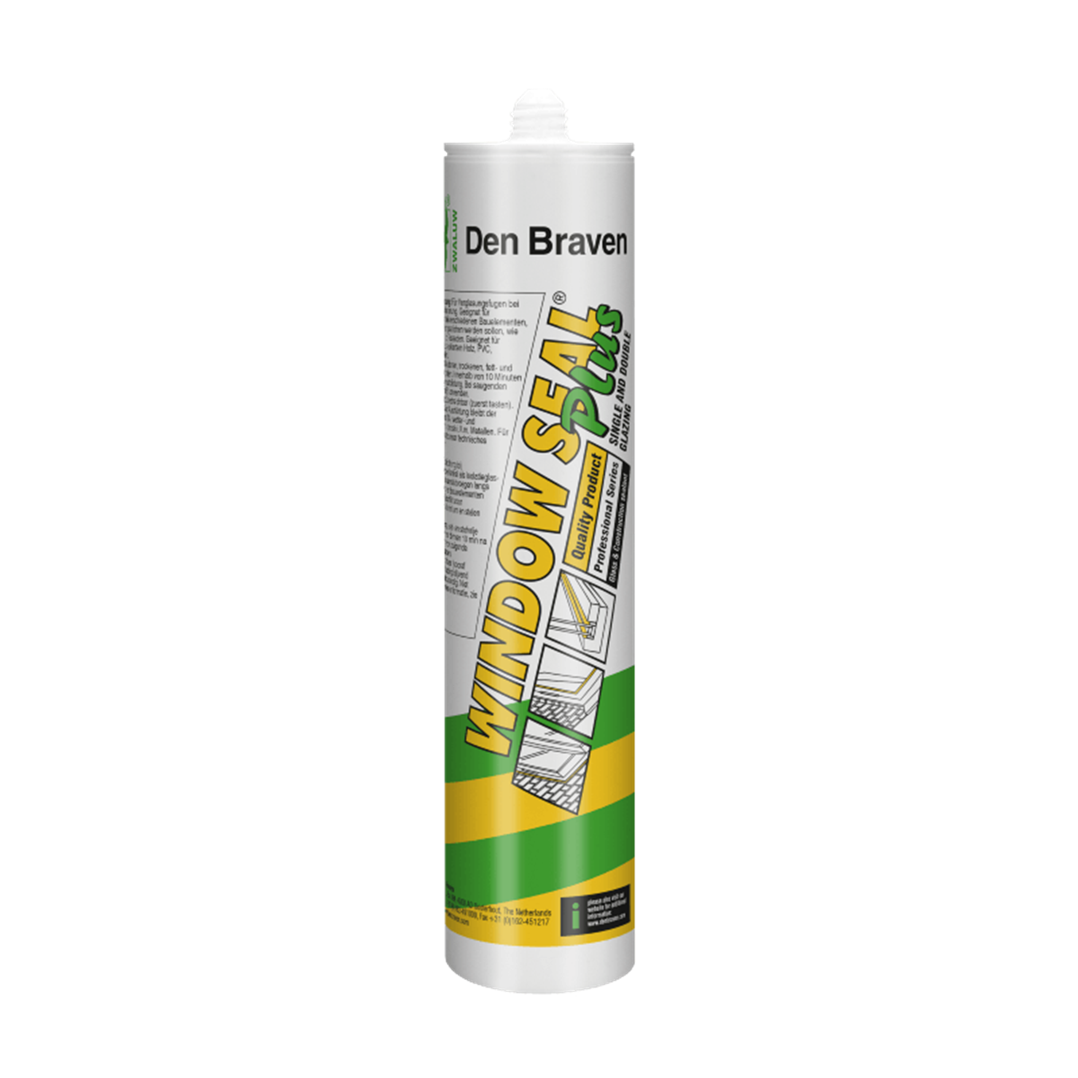 Zwaluw - Windowseal Plus - Afdichtingskit - Wit - 310 ml